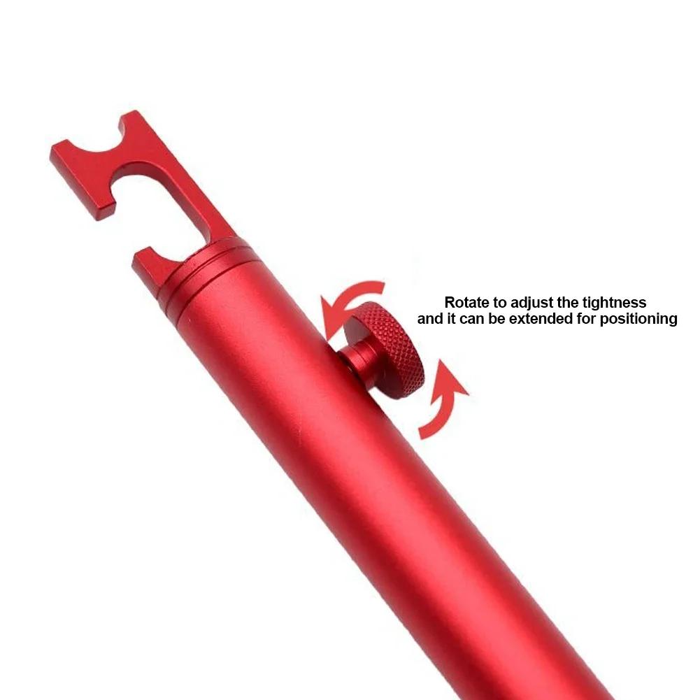 Auto-Stützstange für Autopolitur 32-48cm Einziehbare Aluminium-Halterung Fahrzeug-Kofferraumdeckel Tür Befestigungswerkzeuge Stütze