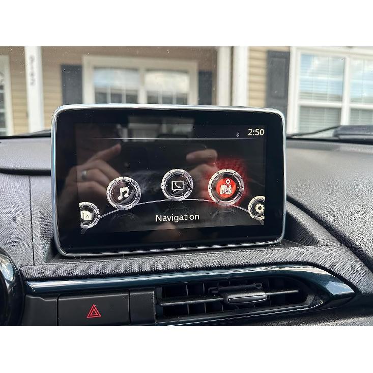 Ymiko 7" Touch Screen Digitizer Replacement for 2014-2016 Mazda 3 Infotainment Display BHP1611J0D K40005A29F Navigation Screen Glass Acrylic