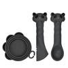Pet Canned Food Spoon, Canned Food Lid, Wet Food, Dry Food Spoon, Feeding Spoon, Stirring Spoon, Cat Silicone Can Opener, Sealed Lid