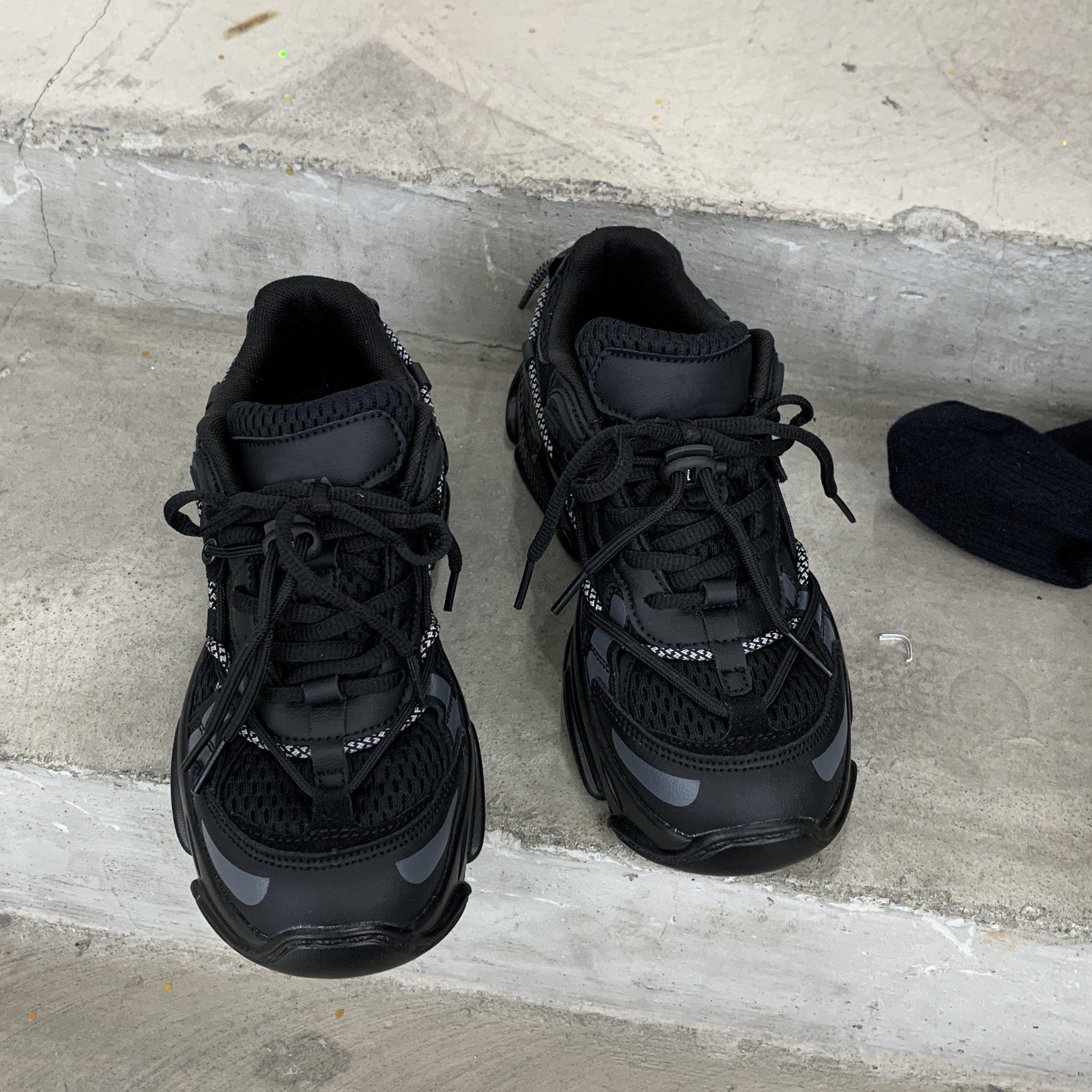 

Women s Chunky Sneakers Thick Bottom Platform Vulcanize Shoes Breathable Casual Running Shoe for Woman Female 42 44 35