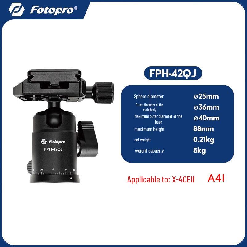 Fotobom QP/QJ/QF Ball Head Series for Tripod