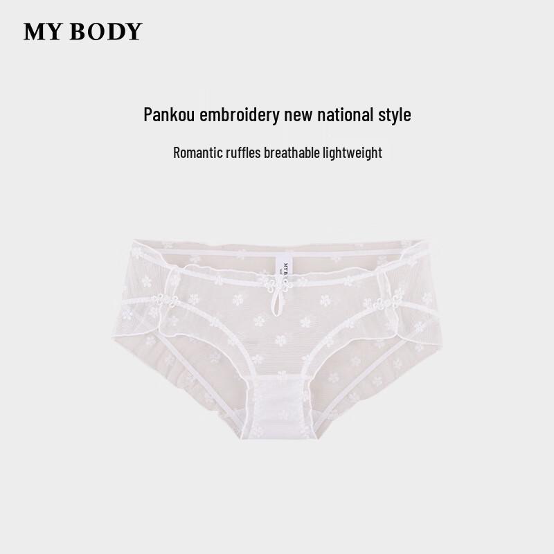 

mybody Женские сексуальные кружевные ретро трусики с жаккардовым узором в восточном стиле с низкой посадкой L