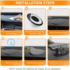 Dashboard Pad Mount Suction Cup Pad Disc Adhesive Stick on Universal Dash Pad Mounting Disk for Suction Cup Phone Mount GPS Suc