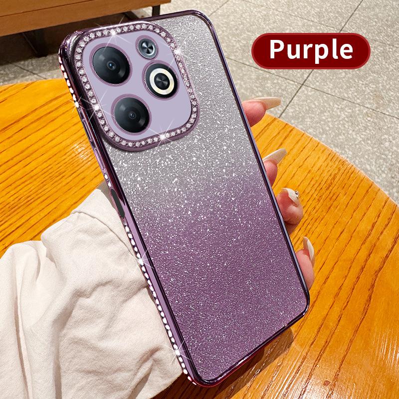 

Подходит для чехла для мобильного телефона Transsion HOT40 i с гальваническим покрытием и блестками, а также для мягкого чехла SMART8 с однорядной дрелью SPARKGO2025. SPARK 20/POP8/SPARK 20C/HOT 40I