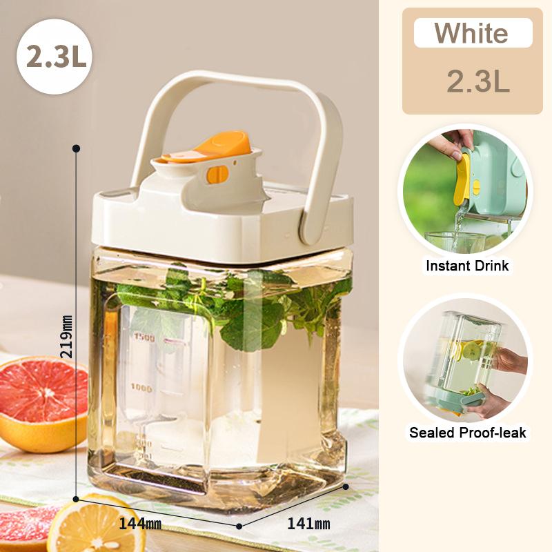 

Большой вместительный чайник для холодной воды с краном, холодильник, чайник для воды, ведро для напитков, диспенсер для сока 2,3/3,5 литра