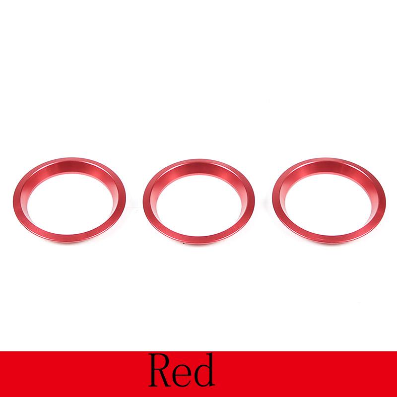 Aluminum Alloy For Toyota FJ Cruiser 2007-21 Compass Inner Ring Decorative Frame Triptych Combination Decorative Cover Dashboard