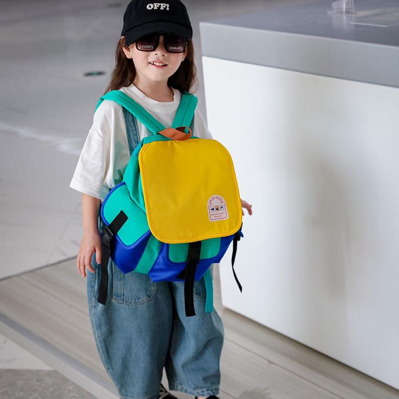 Mother Kids Bags for Girl Kids Backpack for Boy Canvas Bag Women Fashion School Bag Toddler Backpack Solid Cute Backpack