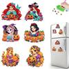6pcs/Set Princess Series Diamond Painting Magnets for Refrigerator Diamond Art Fridge Magnets for Adults Diamond Art Refrigerator Magnets Kits