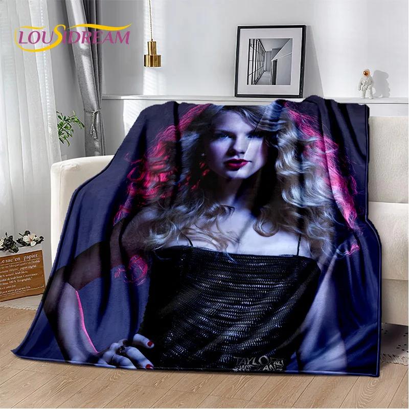 3D Taylor-r Singer T-Swizzle Decke, Weiche Überwurfdecke für Zuhause Schlafzimmer Bett Sofa Picknick Reise Büro Abdeckung Kindergeschenk Geschenk