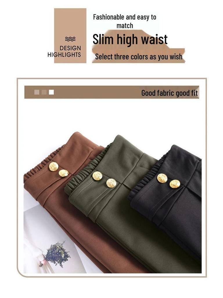 Petite Damenhose mit Micro-Flare und hohem Bund, Stretch - Frühjahr/Herbst 2023