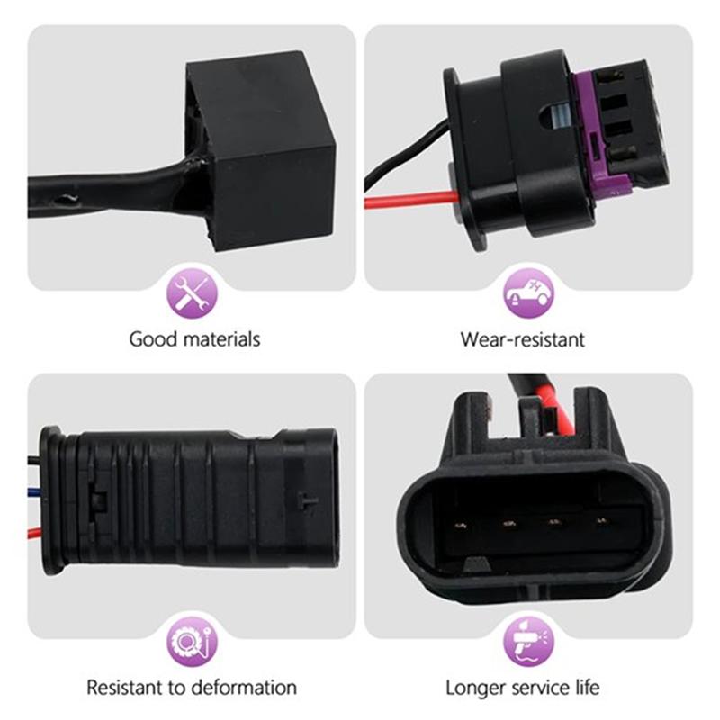 2Pcs New Locker Sensor Bypass Harness For Jeep Wrangler JL Gladiator JT 2018-2025 Replacement Parts Z-LKR-OEM