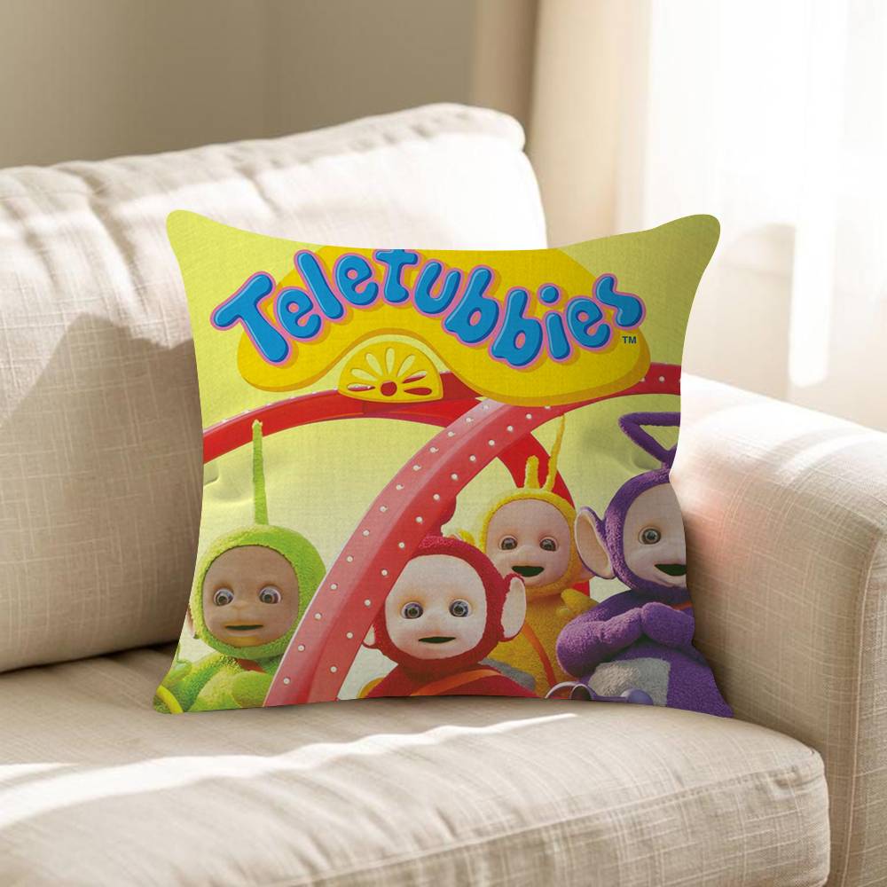 Cartoon TTeletubbies Cushion Cover Decorative Pillow Sofa Home Decor Case Pillow Cases
