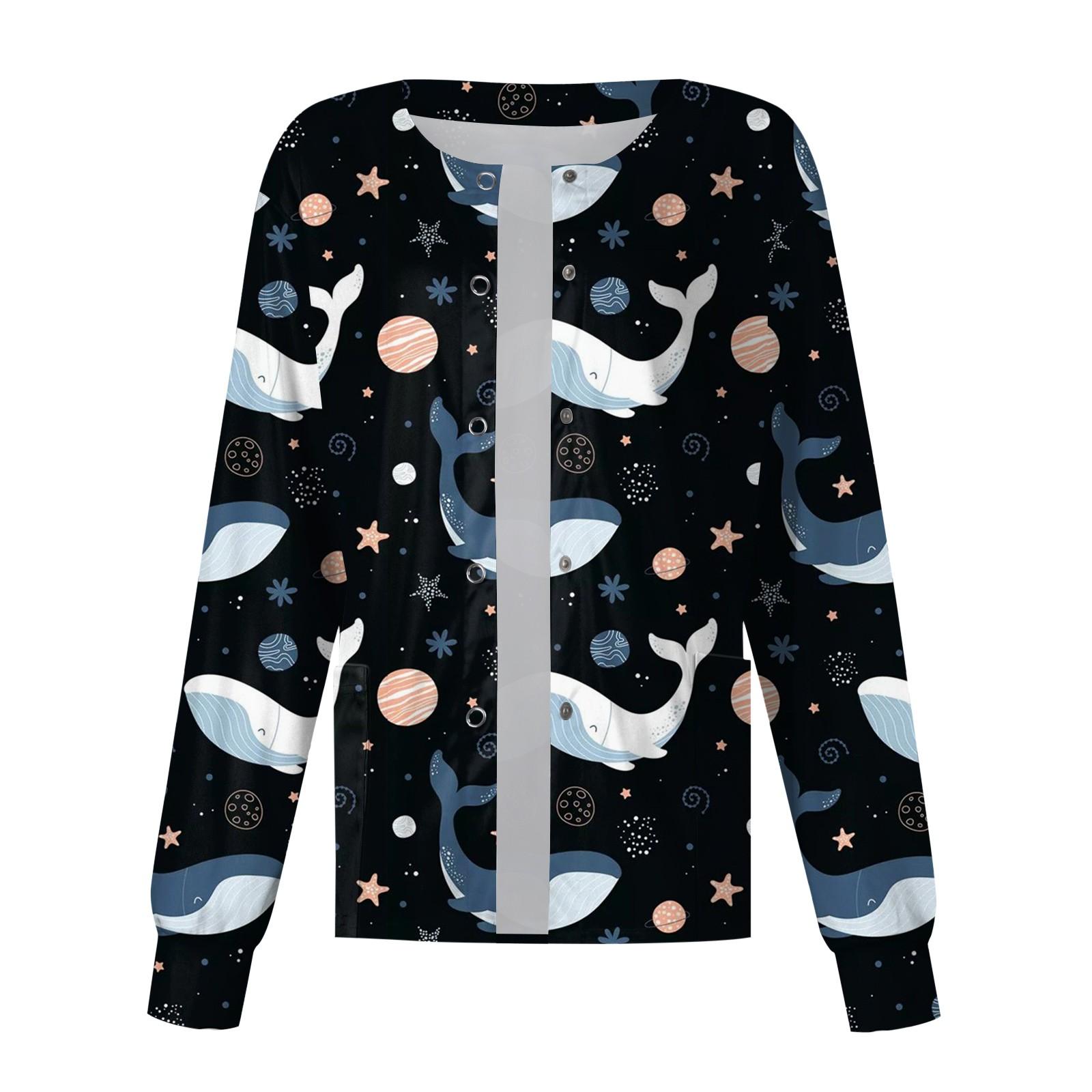 

Женский однобортный защитный комбинезон с длинным рукавом и карманом, рабочий воротник-стойка, кардиган, куртка, топ XL