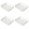 New Office Desktop Storage Box A4 Folder Multi-Layer Storage Rack Data Shelf File Rack White Storage Rack Can Be Superimposed