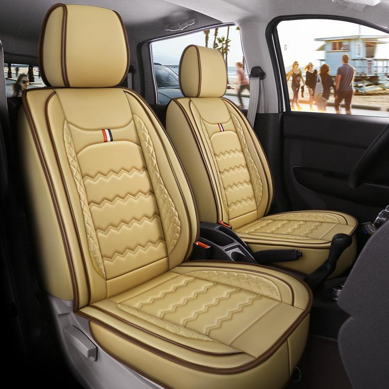 Wuling Hongguang S/Rongguang V/Ouno S/Oshan X70A Full Coverage Leather Car Seat Cover for Seven-Seater