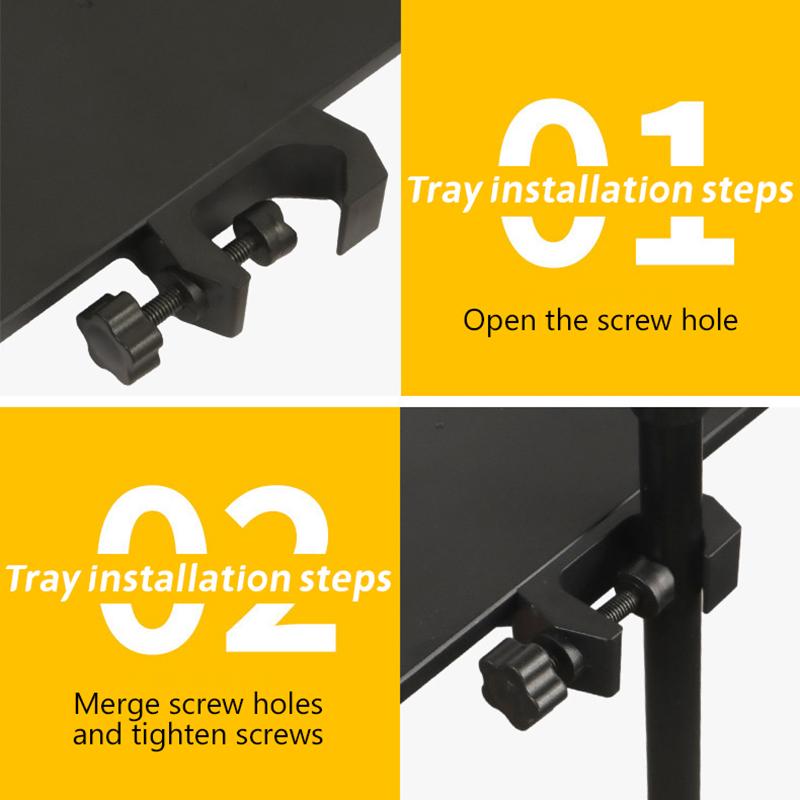 Microphone Stand Soundcard Tray Clip Holder For Live Tripod Bracket Mic Holder Accessories