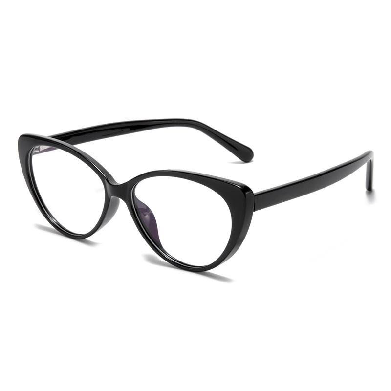 

Leopard Frame Oval Prescription Lens Myopia Spectacles Anti Blue Rays Cat Eye Nearsighted Glasses For Women 0 -0.5 -0.75 To -6.0 Myopia -2.75