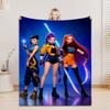 K-Pop Demon Hunters Blanket Girls Boys Plush Throw Blanket Novelty Warm Blanket All Season Gift