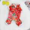 Pet dog clothes spring and summer thin mesh four-legged cat clothes breathable anti-hair loss go out medium and large