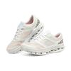 Skechers Glide Step Bequemer Sportstoff Niedrig geschnitten Lässige Laufschuhe Damen Sneaker Weiß Blau Rosa 128894-WBL