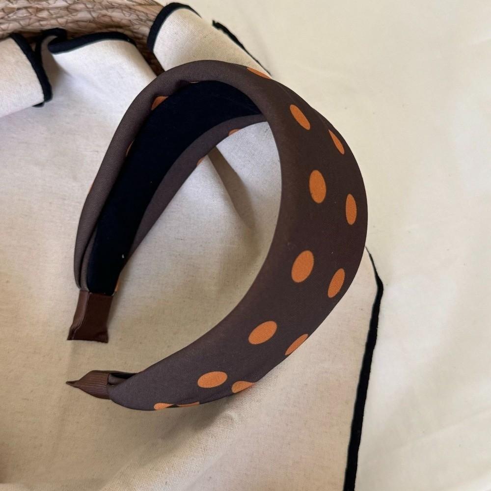 Polka Dot Pattern Polka Dot Headbands Padded Design Hair Accessories  For Women