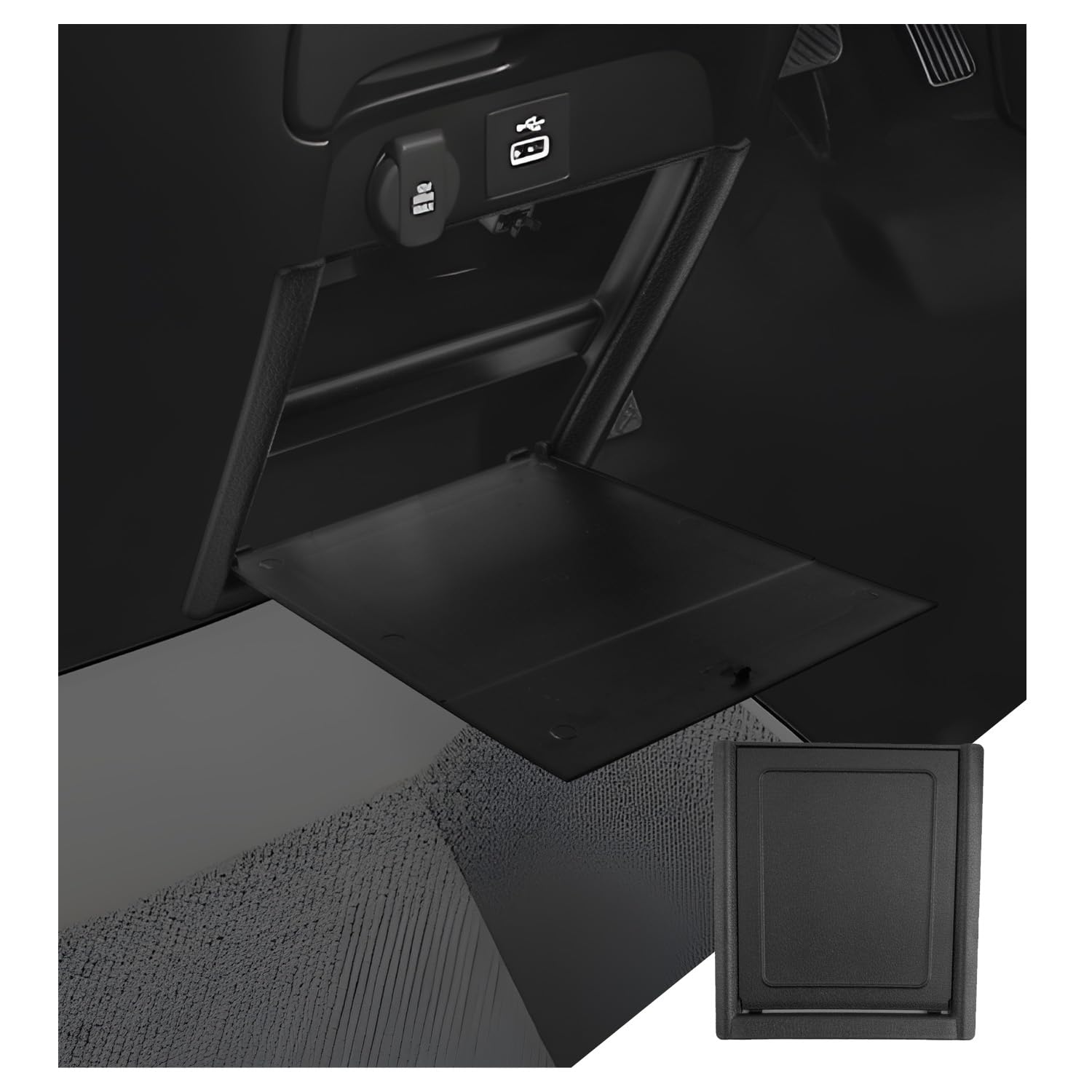 

HUAHAO Honda Freed GT Скрытое хранилище в зазоре Центральное нижнее хранилище Мелкие предметы Freed GT Custom Легкая очистка и Новая консоль Freed Автотовары Бокс,