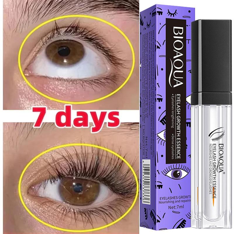 Schnelles Wimpernwachstumsserum 7 Tage Natürlicher Wimpernverstärker Längere Vollere Dickere Geschwungene Wimpernbehandlung Augenpflegeprodukte Make-up