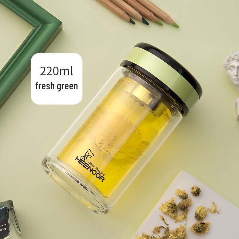 XINUO Double Wall Glass Cup