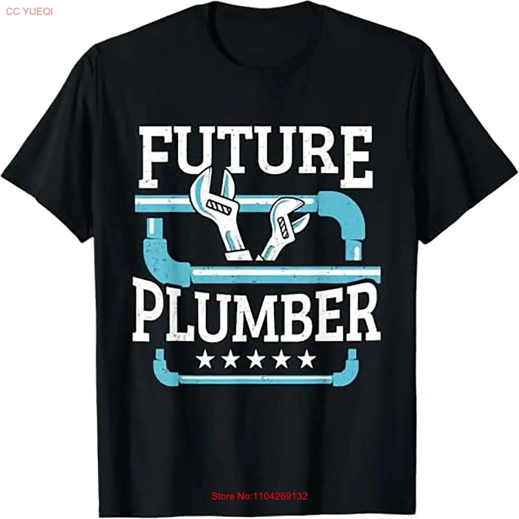 Plumber T Shirt Plumbing Future Steamfitter Unisex Boys Vintage Stylish Versatile Streetwear Comfortable Designer Clothes