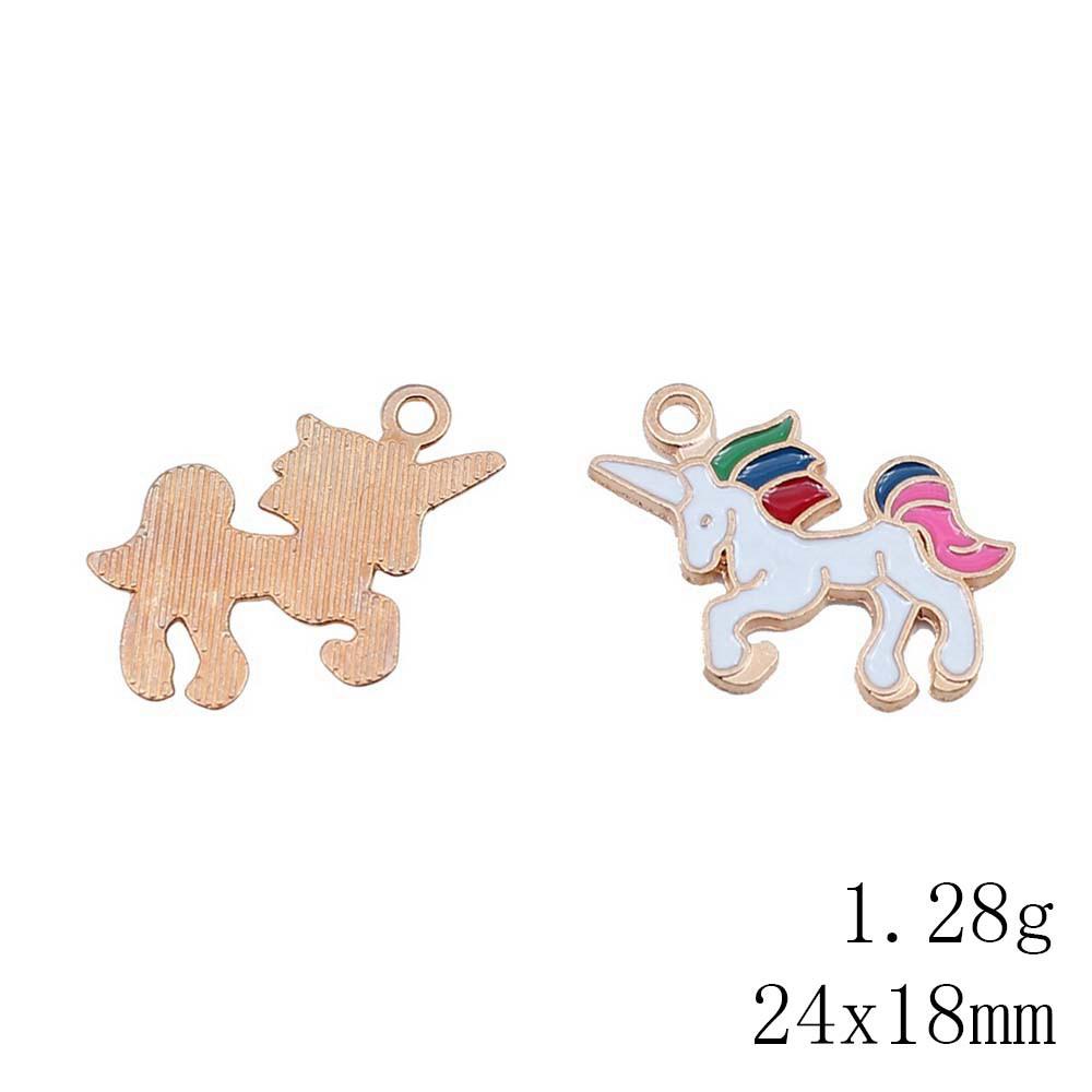 Valentine's Day Charms For Bracelet Flamingo Mermaid Enamel Charms Pendant Home Garden Pendants For Bracelets