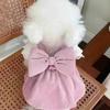 Fashion Dog Dress Features Leashes Attachment Available In Various Size For Festives Event Casual Outings