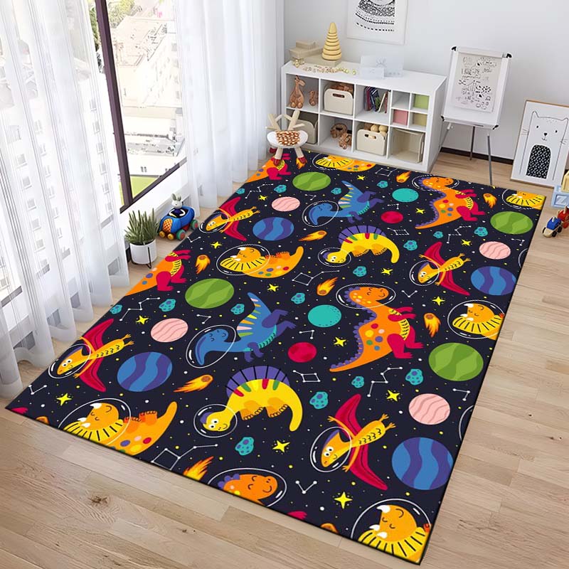 15 Size Cartoon Dinosaur Space Cute Dino Children Area Rug,Carpet for Living Room Bedroom Sofa Doormat Decoration Floor Mat Cool