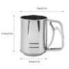 Stainless Steel Manual Flour Sifter Sieve Flour Strainer Kitchen Cooking Baking Tool