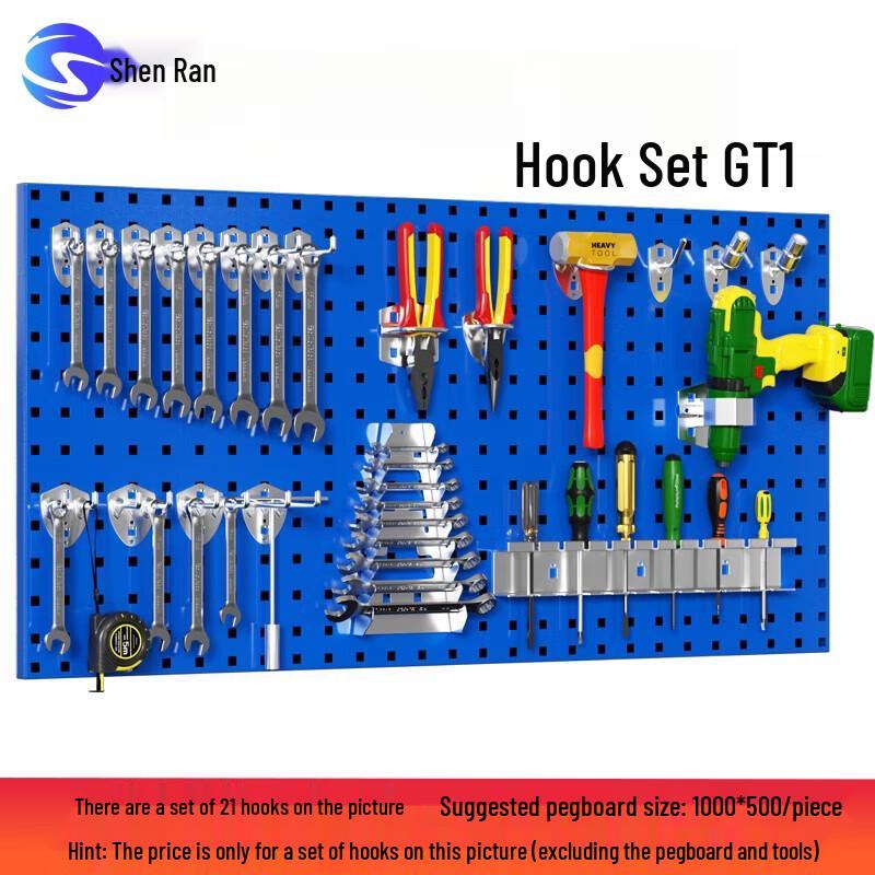 Shenran Tool Storage Pegboard System Hook Set