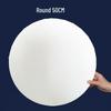 Round Solid Wood Oil Painting Frame with Linen Cotton Canvas