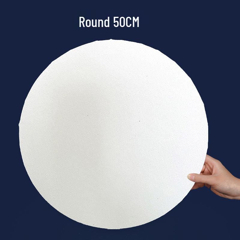 Round Solid Wood Oil Painting Frame with Linen Cotton Canvas