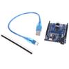 Pour carte de développement R3 Mega328P Uno R3 + Câble USB Puce Atmega328P-Au Type-C Ft232 Ch340 Pilote de port série