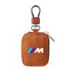 High-end Leather Car Logo Bluetooth Headset Box Protector Case For BMW 50th M M2 M3 M4 M5 M6 E46 E90 E60 F10 F30 E39 E36 F20 E87 GB1
