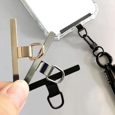 Stainless Steel Phone Tether Patch Ultra-thin Phone Lanyard Straps Patch  Gasket Replacement