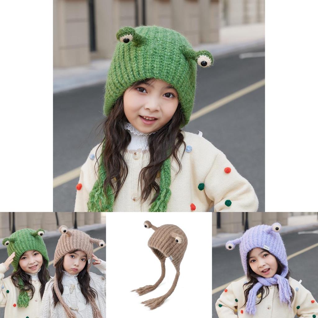 Childrens Knitted Hat For Winter With Warmth And Windproof Protection For Kids Outdoor Play