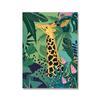 Lazy, Panther, Leopard, Giraffe, Jungle, Scandinavian Posters and Prints, Monster Leaves, Wall Paintings On Canvas, Paintings for the Living Room
