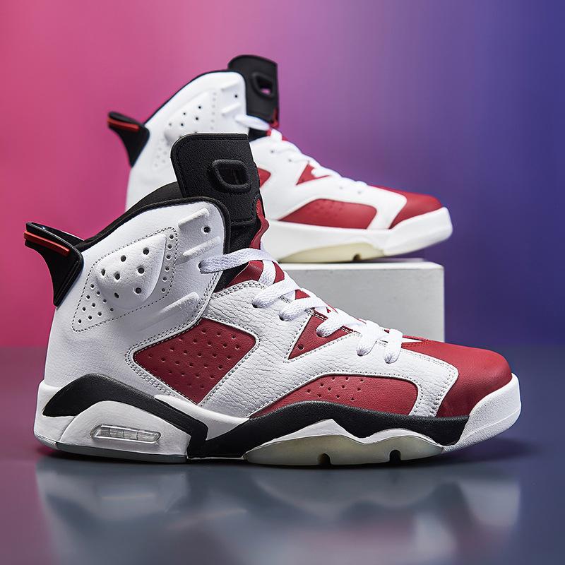2025 Thick-soled High-top Actual Basketball Shoes Men's Air Cushion Sports and Leisure Running Shoes Fashion Trend Men's Shoes Versatile