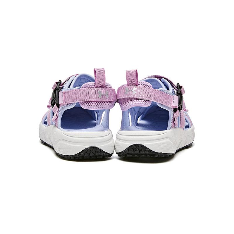Under Armour Fabric Outdoor Water Shoes Non-Slip Wear-Resistant Breathable Quick-Dry Low-Top Sandals Kids Shoes Purple 2421507ZS