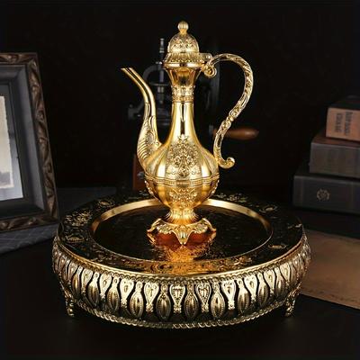 Set vin turcesc Set vin din metal în stil european pentru decorarea casei și restaurantului set oale și căni de vin în stil european set de vin de lux decor acasă
