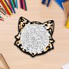 1 Set Puzzle ad Incastro a Forma di Gatto Carino Puzzle in Legno di Gatto Gioco di Puzzle per Adulti Bambini Giocattolo Educativo per Serate di Giochi in Famiglia Sollievo dallo Stress