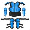 5 Pieces Skating Protector Kit Padded Children's Vest Knee and Elbow Pad Set for Kids, Bicycling,