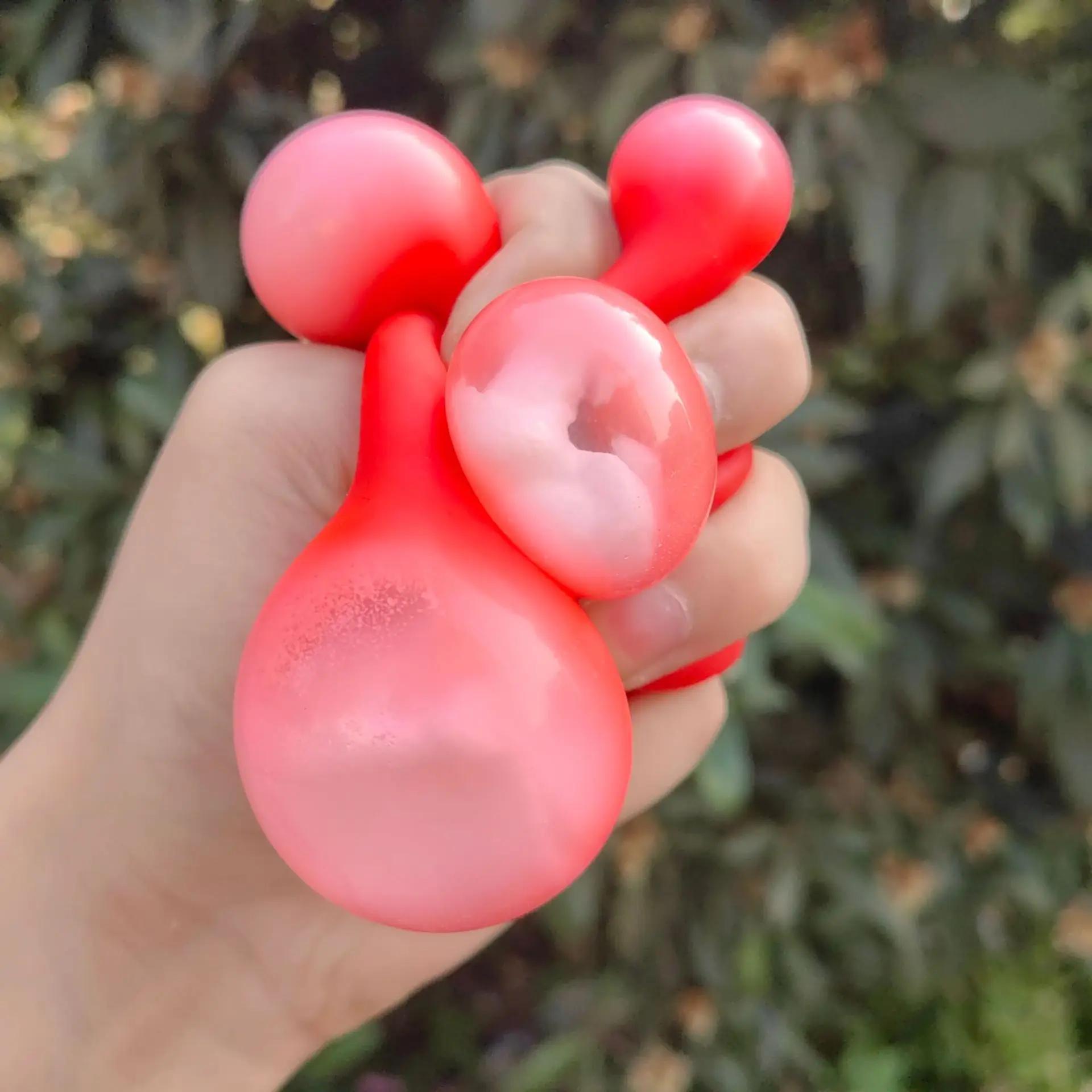 

New stress relief toys Red love heart pinch music adult vent ball heart-shaped children s squeeze toy office decompression toys