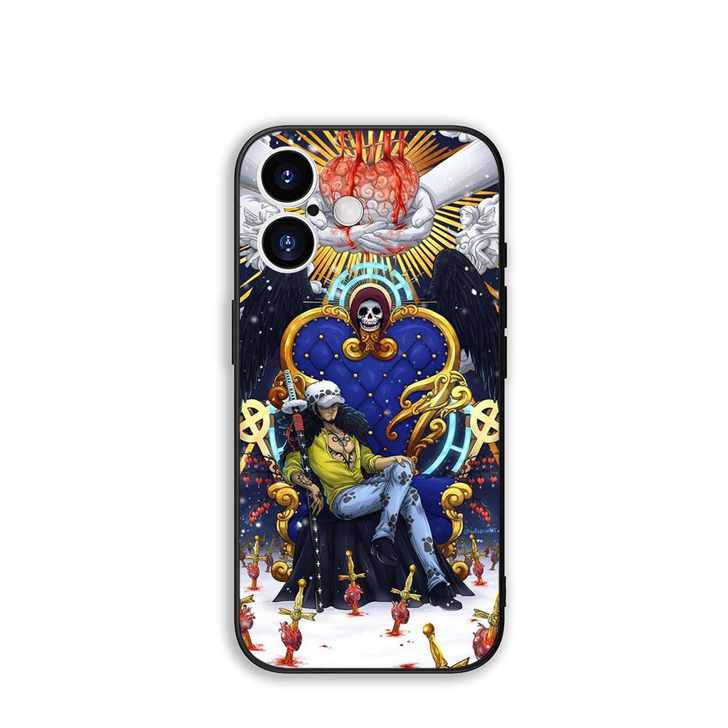 Phone Cover Trafalgar D Water Law Luffy One Piece for Apple iPhone 16 15 14 Plus 13 12 Mini 17 Pro Max + ProMax 16E Air 15+ Case