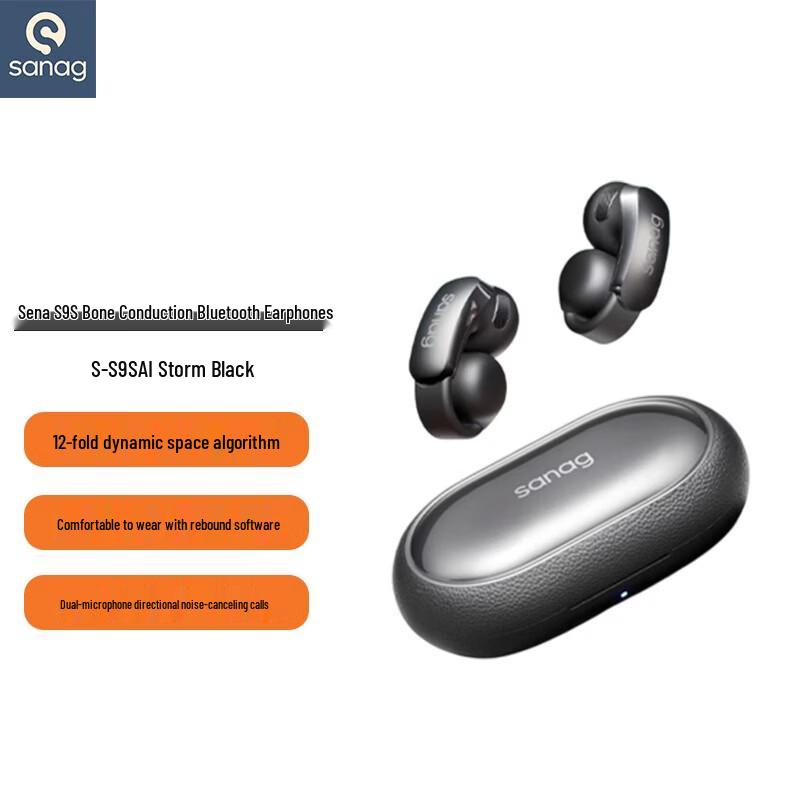 

SANAG S9S AI Bone Conduction Open-Ear Ear Clip Headphones
