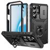 Heavy Duty Armor Phone Case For Samsung Galaxy S25 S24 S23 S22 S21 Ultra S20 FE Plus 20 Ultra Lens Protect Ring Stand Cover